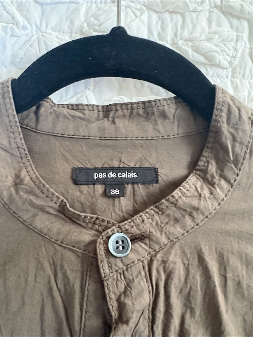 Pas de Calais olive dress Size 36- equivalent to a 6 US - Picture 2 of 12